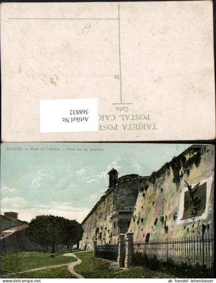 368832,Kuba Cuba Habana Havana Moat of Cabana Stadtmauer