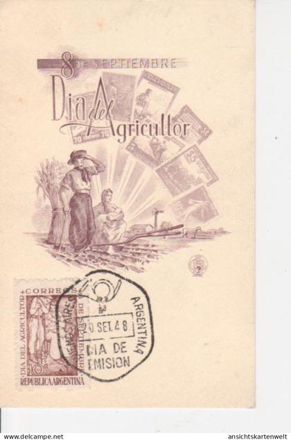 Argentinien Buenos Aires Dia Agricultor 1948 ngl #77.978