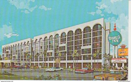 Florida FL World Inn Hotel ngl #223.618
