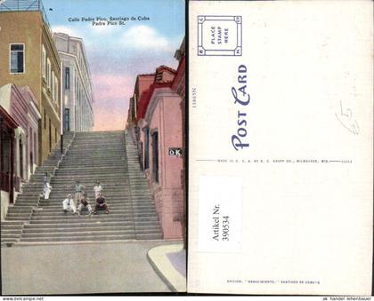 390534,Cuba Santiage de Cuba Calle Padre Pico Stiege
