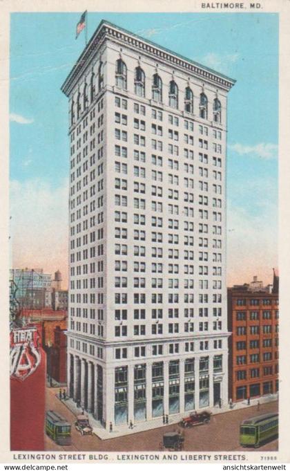 Baltimore Lexington Street Building gl1928 #204.356