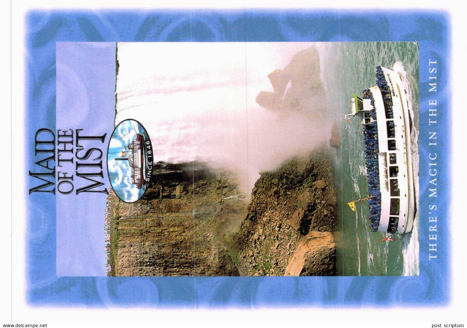 Amérique - Canada - 1000 Islands -  Maid of the mist -  bateau Gananoque - 3 cartes