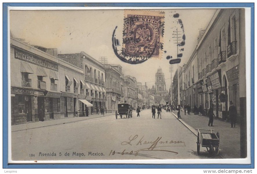 AMERIQUE - MEXIQUE -- México -- Avenida 5 de Mayo