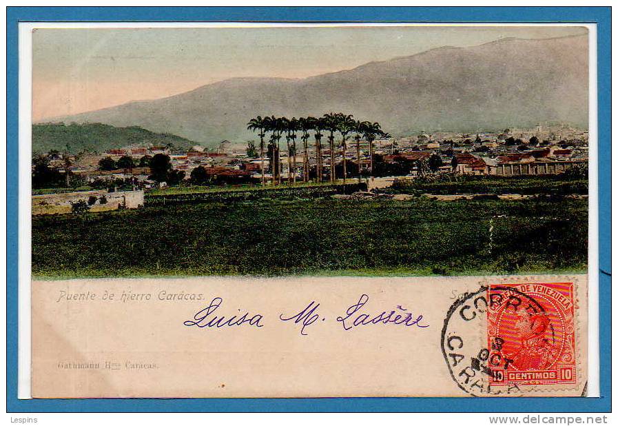 AMERIQUE --  VENEZUELA --  Caracas -- Puente de hierro....