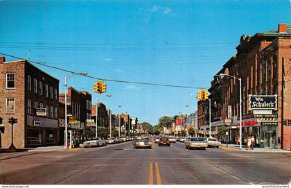Michigan MI Looking East on Michigan Ave at Eagle St gl1968 #164.188