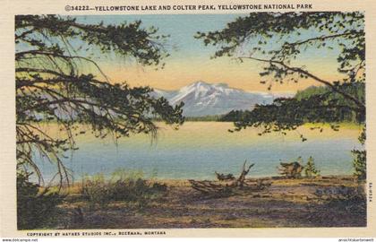 Yellowstone Nat.Park, Yellowstone Lake and Colter Peak ngl #E8669