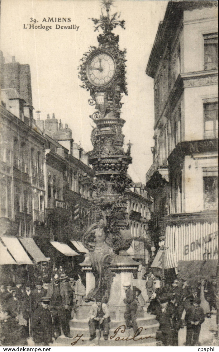 Amiens CPA L'horloge Dewailly