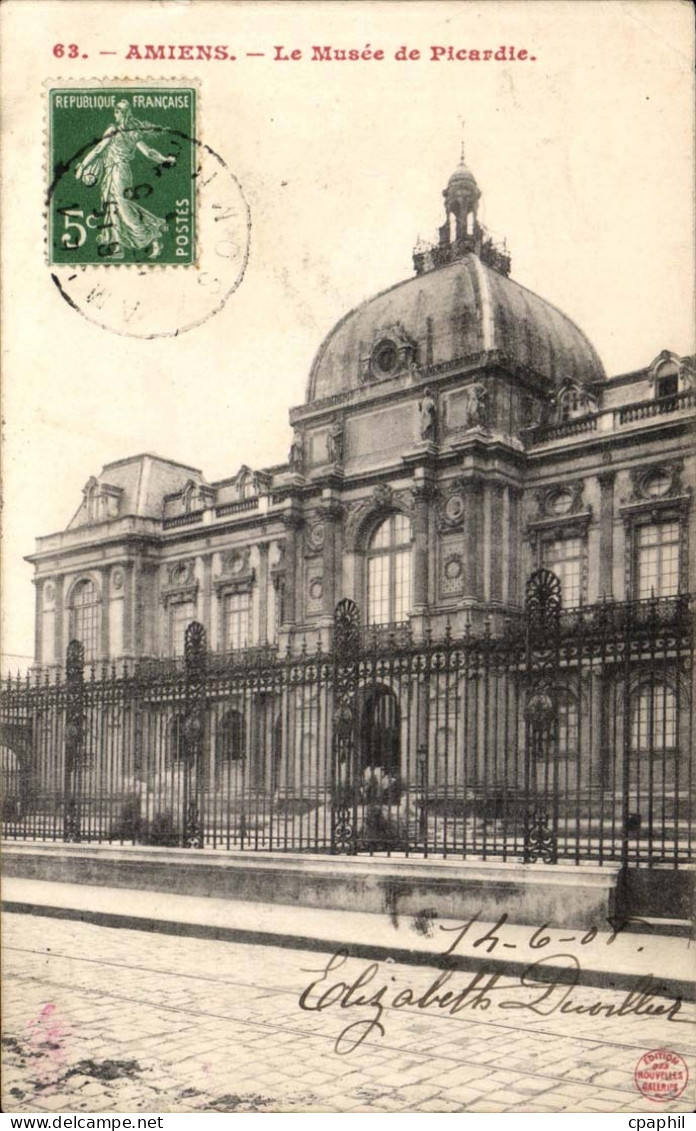 Amiens - La musee de Picardie CPA