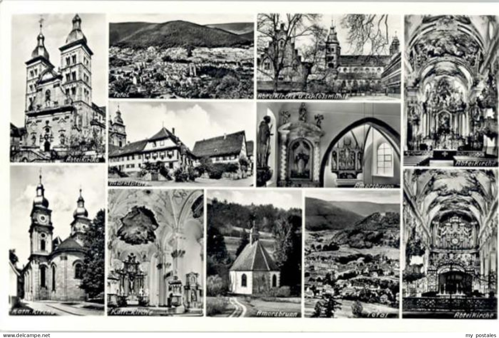 Amorbach Miltenberg Amorbach Abtei Kirche Amorsbrunn Schlossmuehle