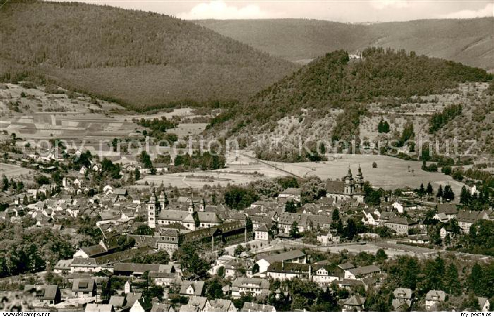 Amorbach Miltenberg Fliegeraufnahme