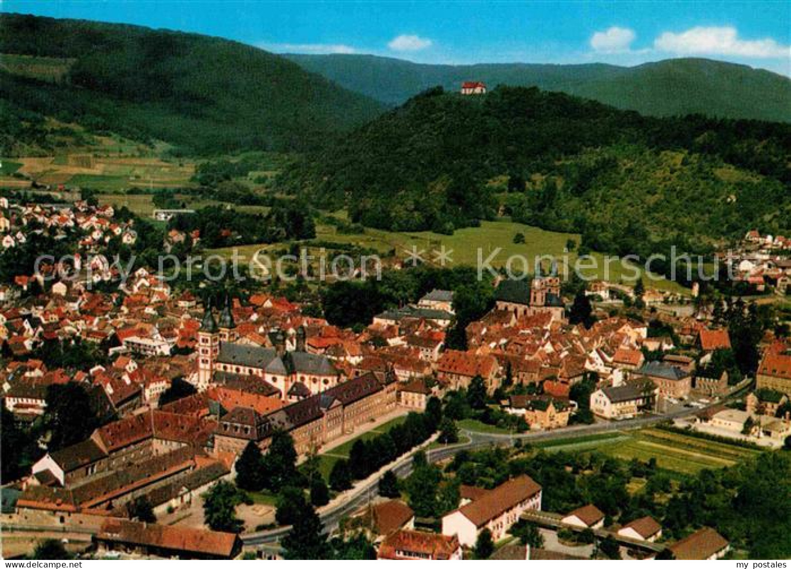 Amorbach Miltenberg Fliegeraufnahme