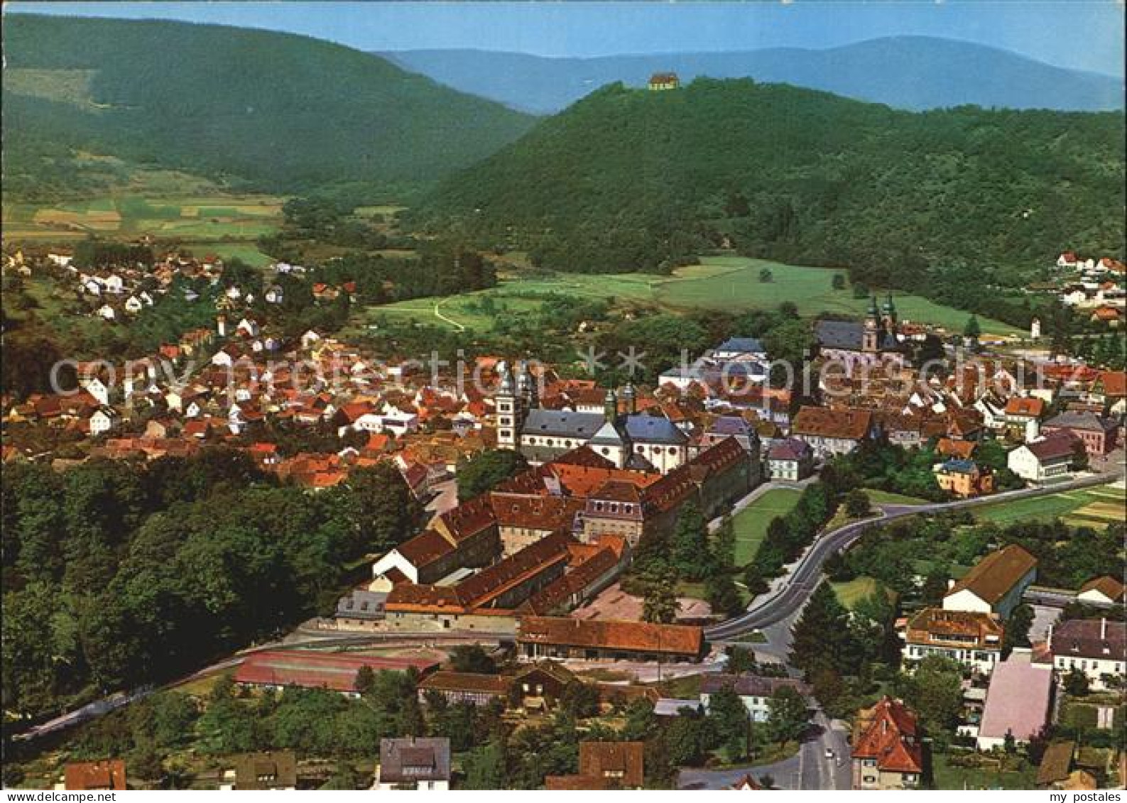 Amorbach Miltenberg Fliegeraufnahme