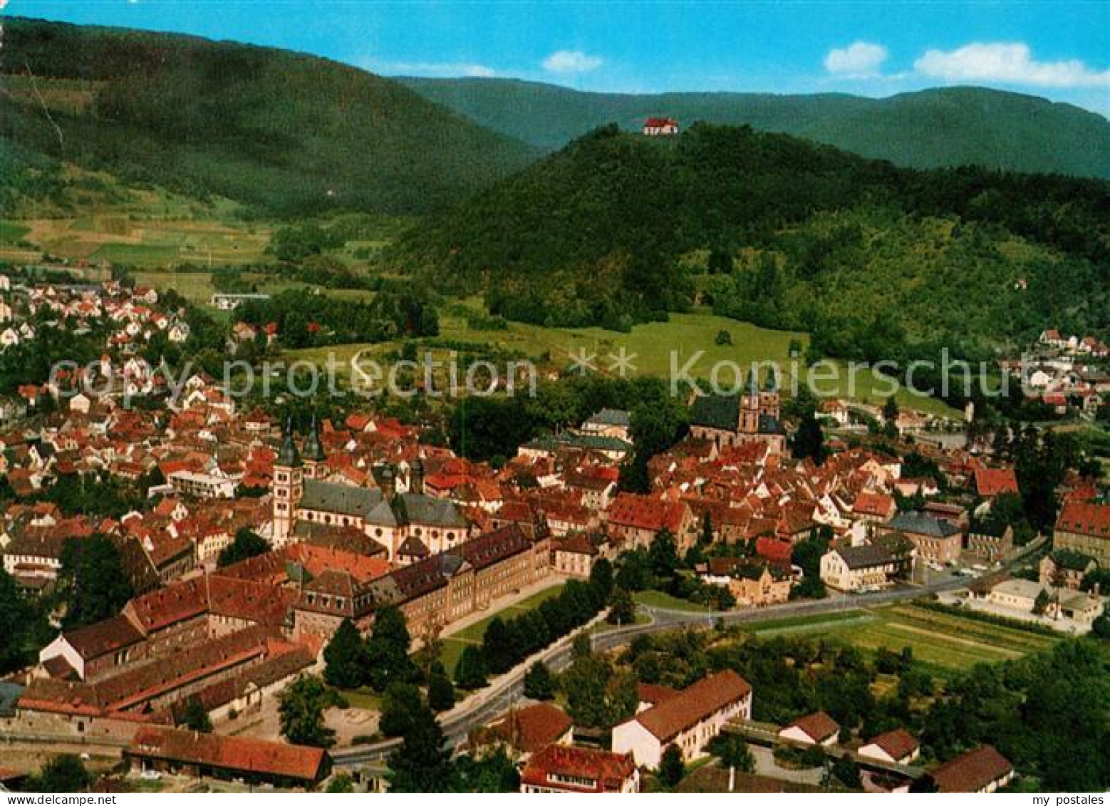 Amorbach Miltenberg Fliegeraufnahme