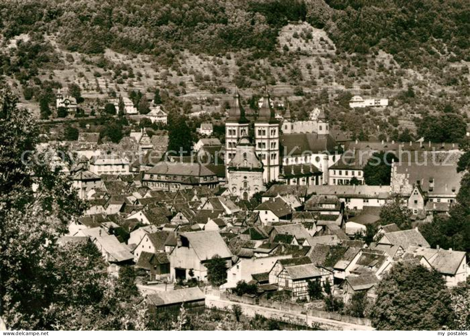 Amorbach Miltenberg Stadtblick