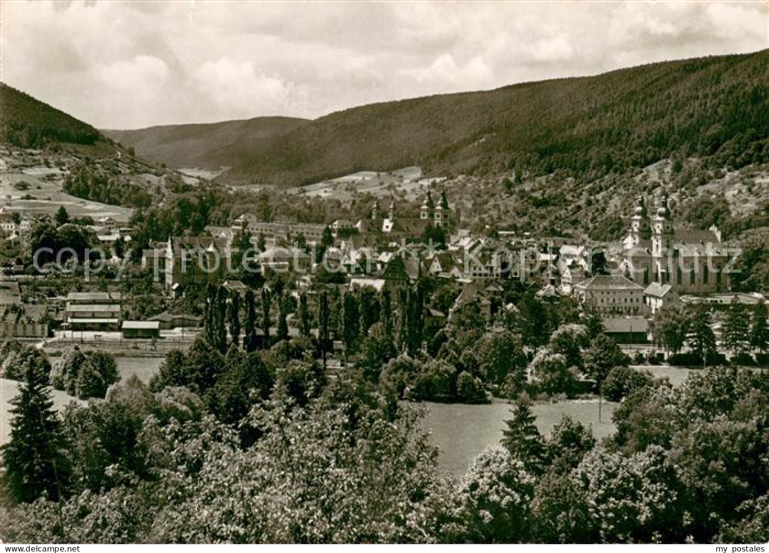 Amorbach Miltenberg Stadtpanorama