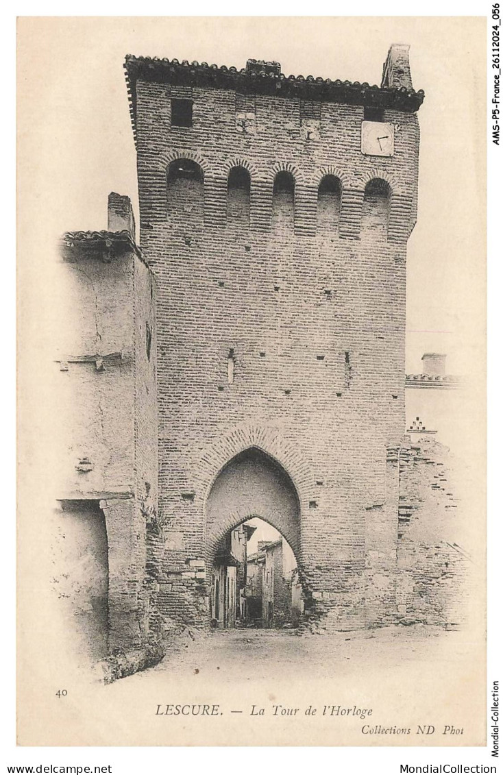 AMSP5-0418-81 - LESCURE - La tour de l'horloge