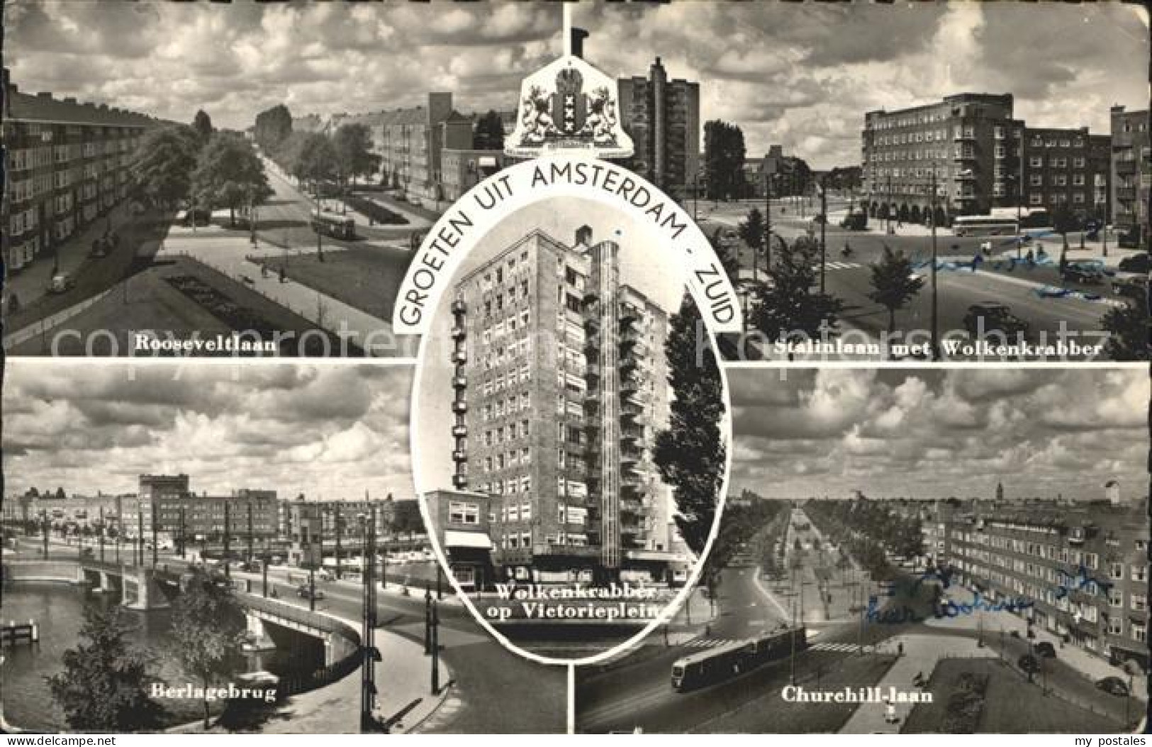 Amsterdam Niederlande Churchill Laan Berlagebrug Rooseveltlaan