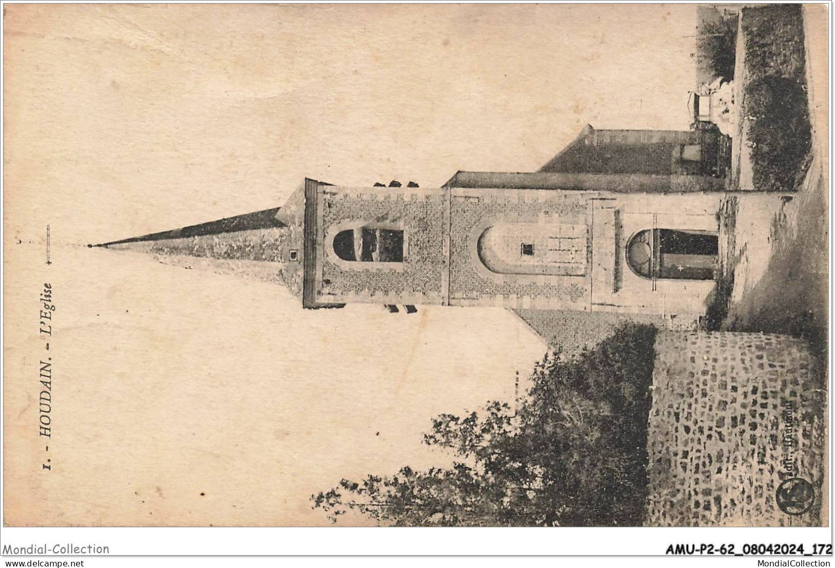 AMUP2-0191-62 - HOUDAIN - l'église