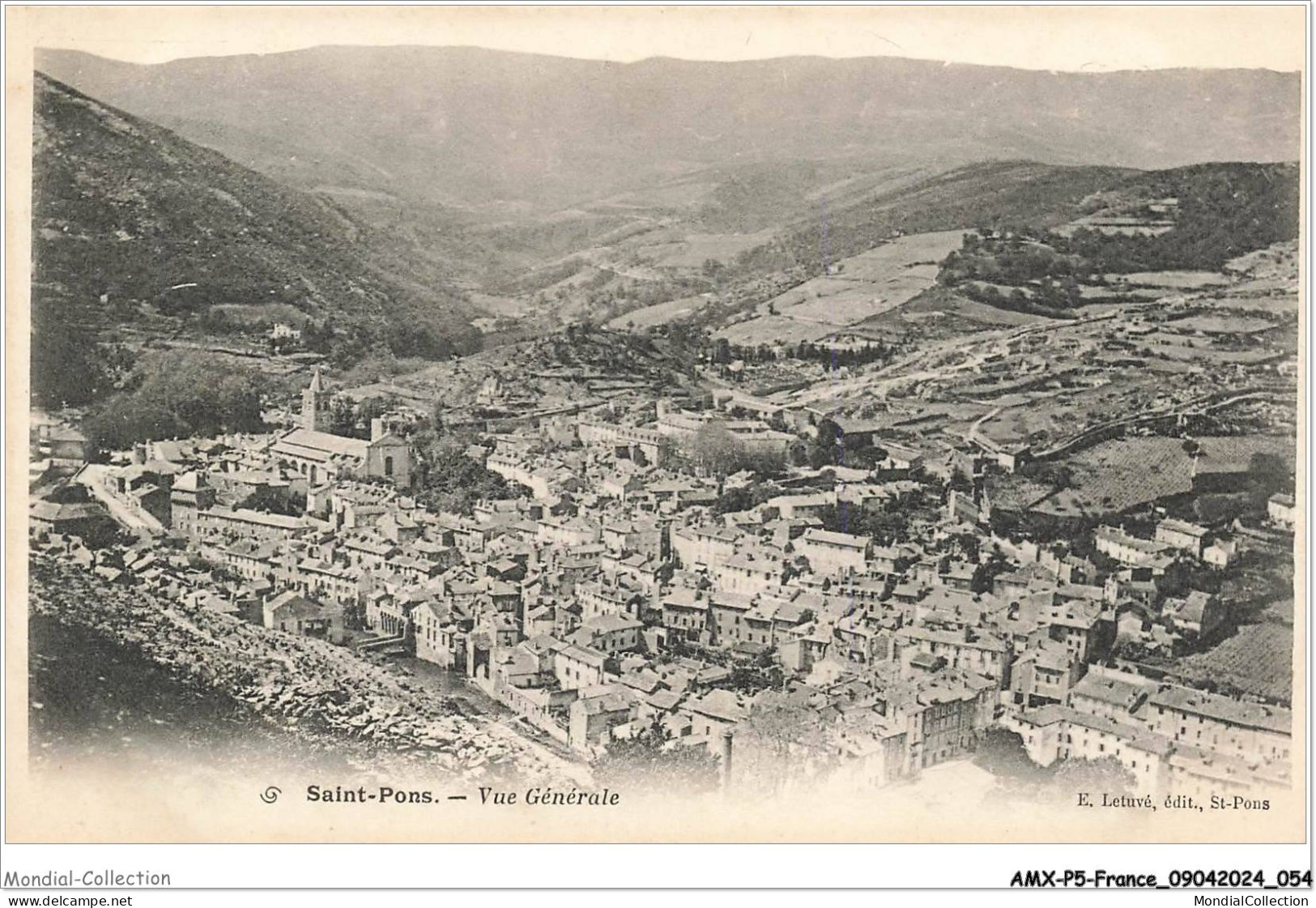 AMXP5-0381-34 - SAINT-PONS - vue générale