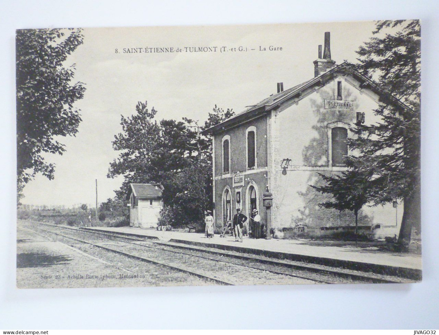 AN - 1515  SAINT-ETIENNE-DE-TULMONT  :  La GARE   XXX