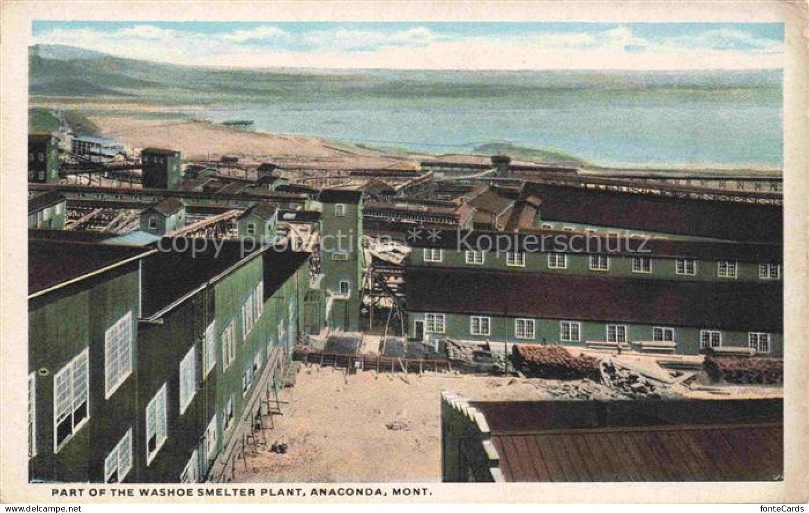 Anaconda Montana USA Part of the Washoe Smelter Plant