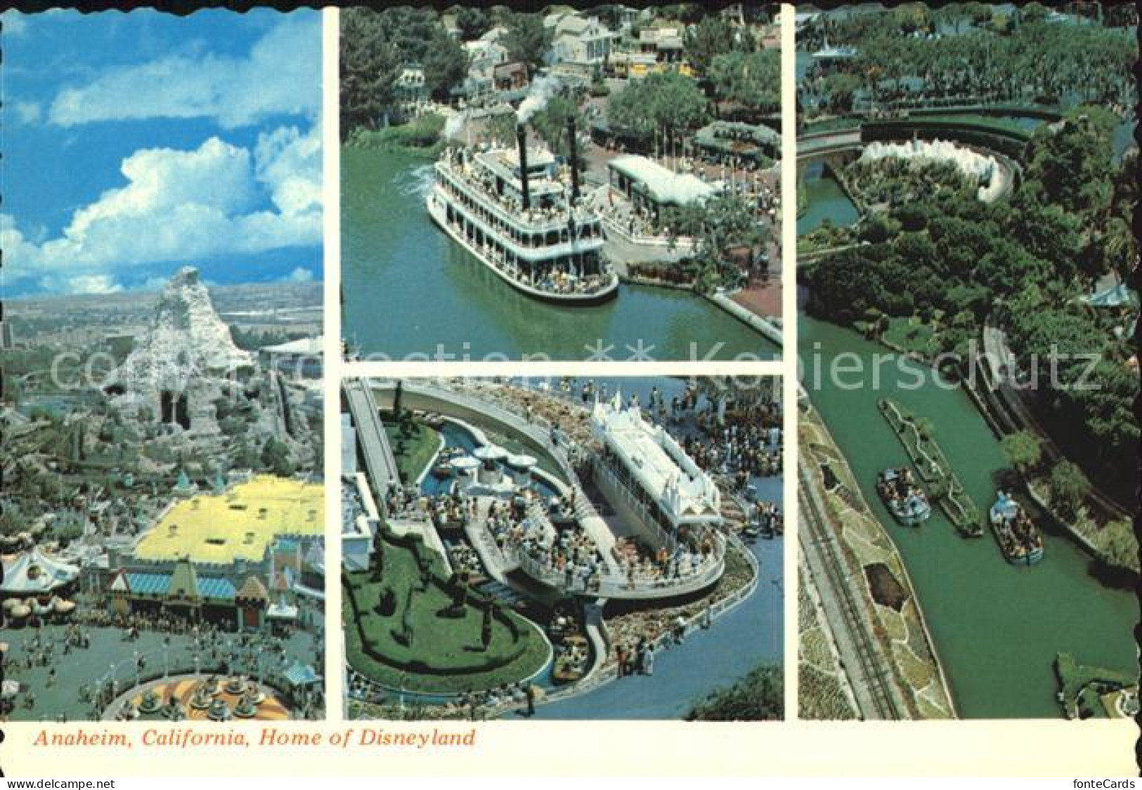 Anaheim Disneyland Luftaufnahme