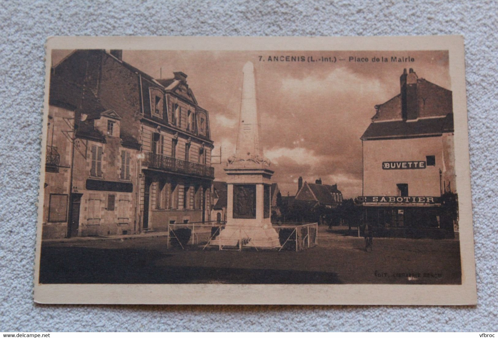 Ancenis, place de la mairie, Loire atlantique 44
