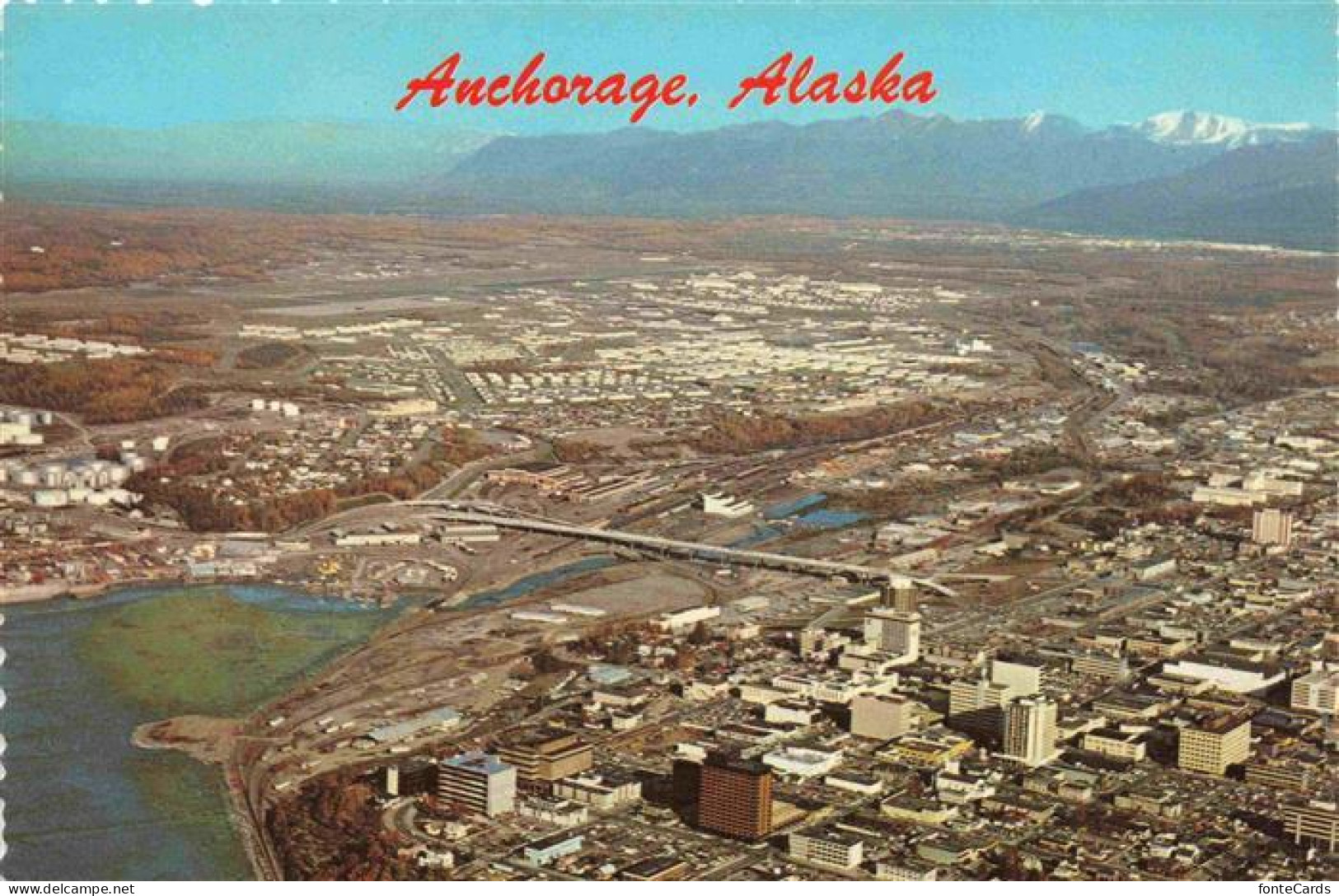 Anchorage Alaska USA Fliegeraufnahme