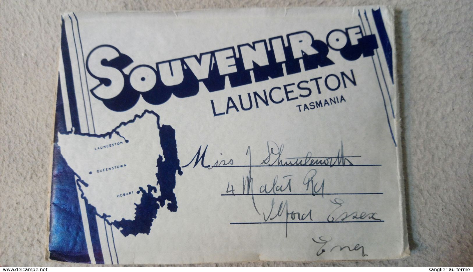 ANCIEN CARNET DE 18 VUES / COMPLET / SOUVENIR OF LAUNCESTON / TASMANIA / AUSTRALIE / voir photos