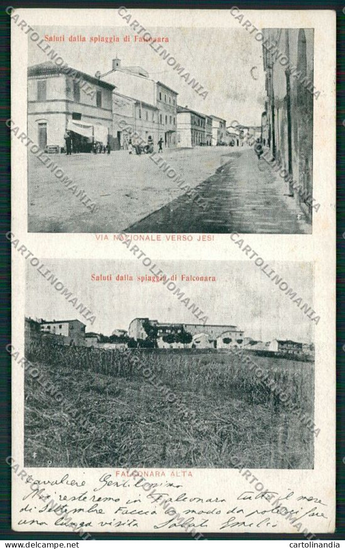Ancona Falconara cartolina QQ1144