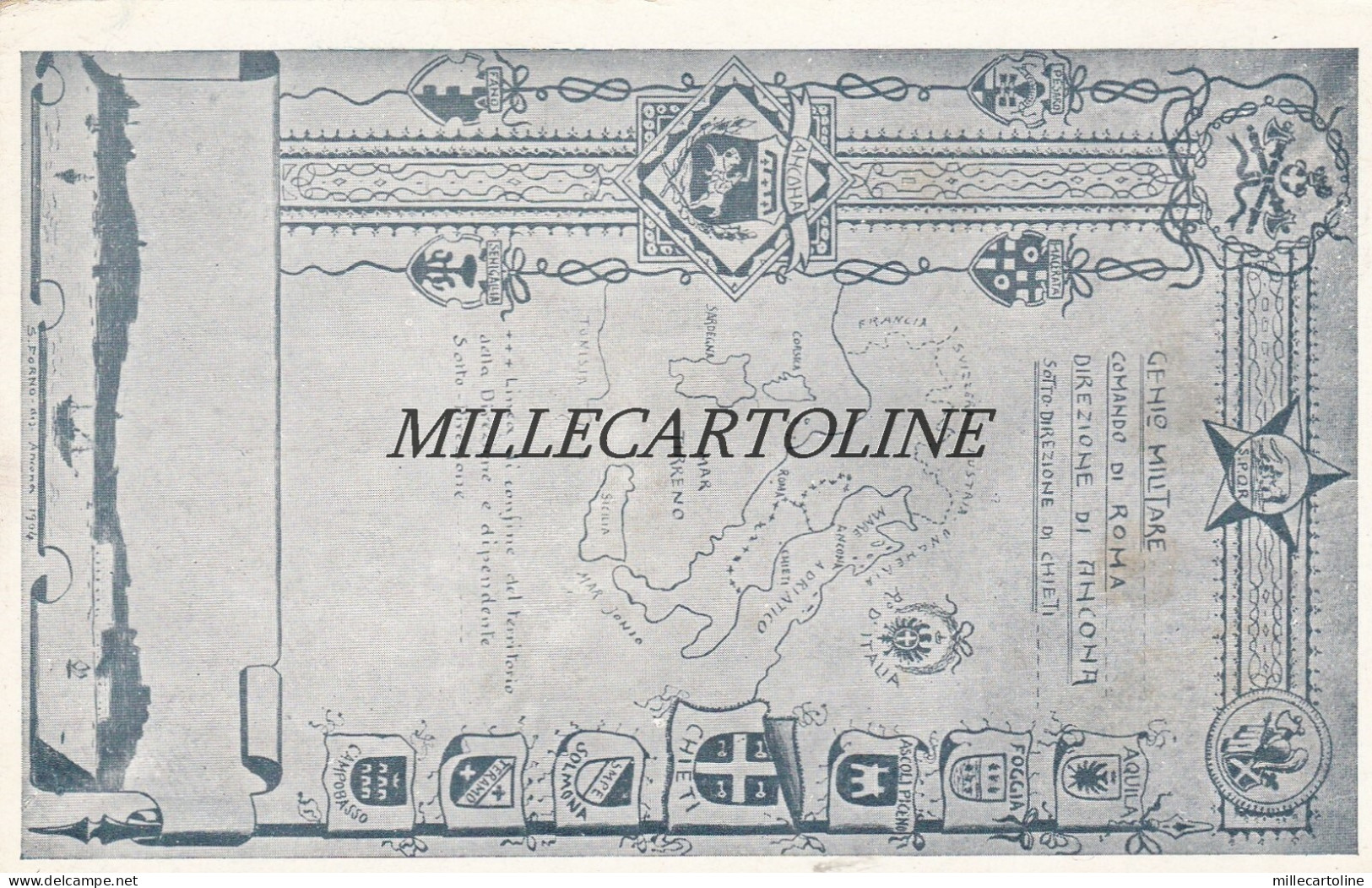 ANCONA: Genio Militare comando di Roma - direzione di Ancona