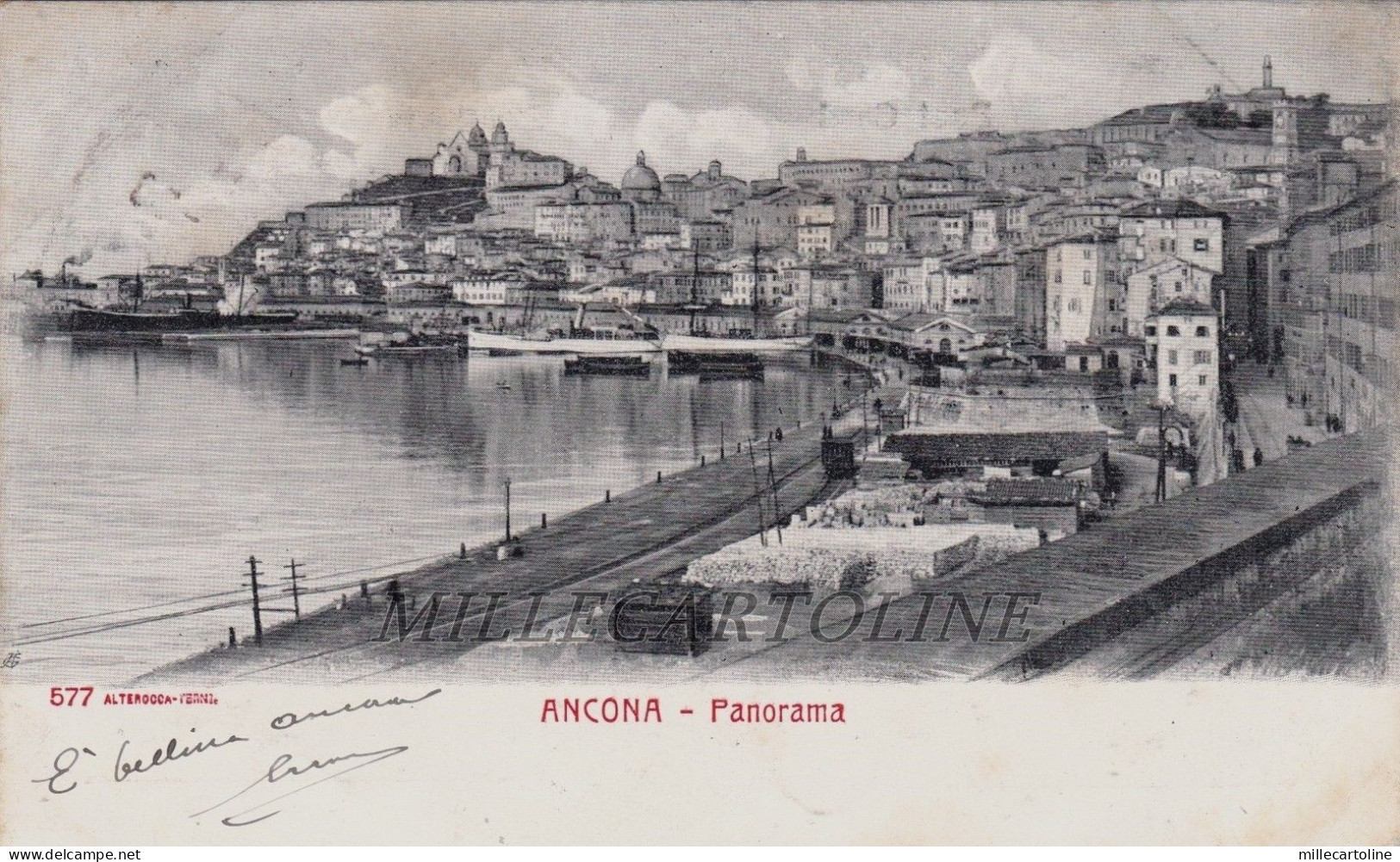 ANCONA: Panorama  1900