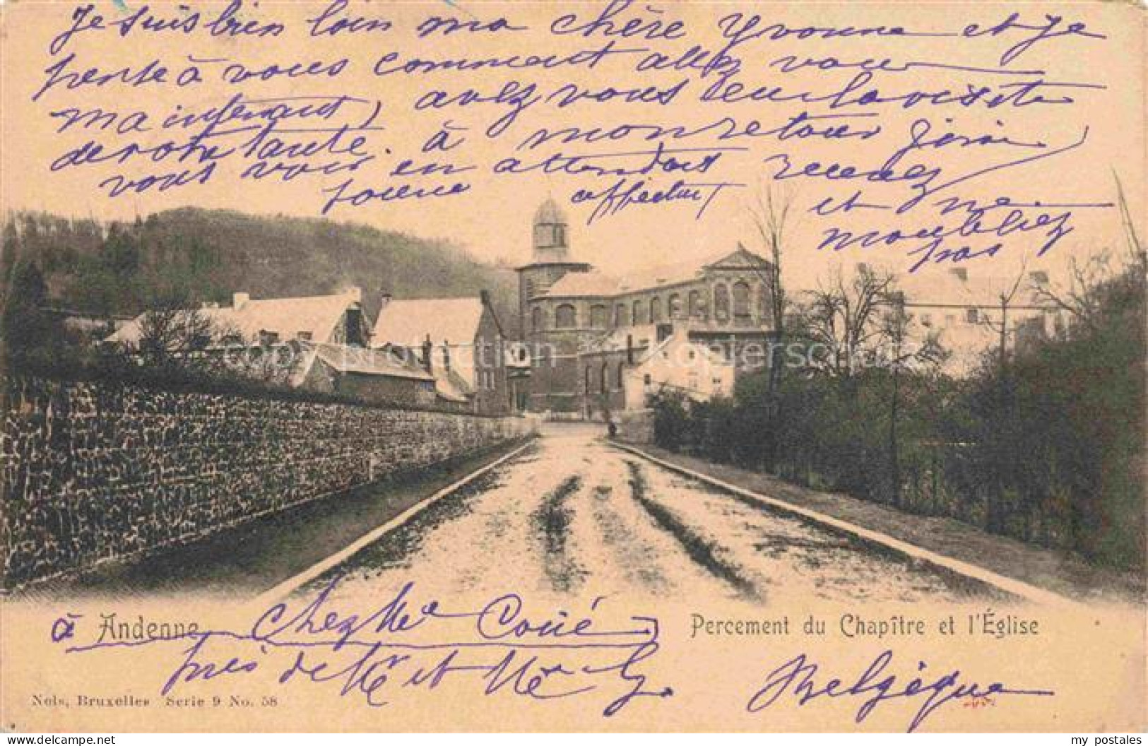 Andenne Namur Belgie Percement du Chapitre et l Eglise