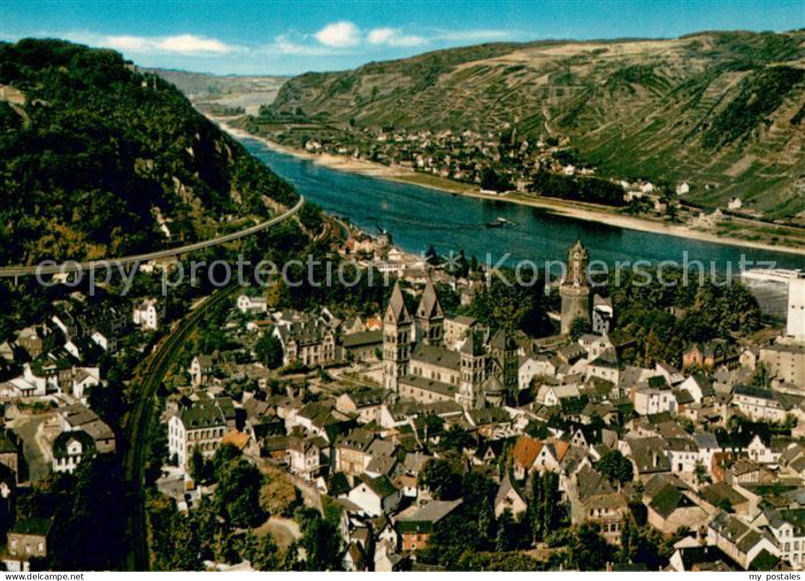 Andernach Rhein Fliegeraufnahme