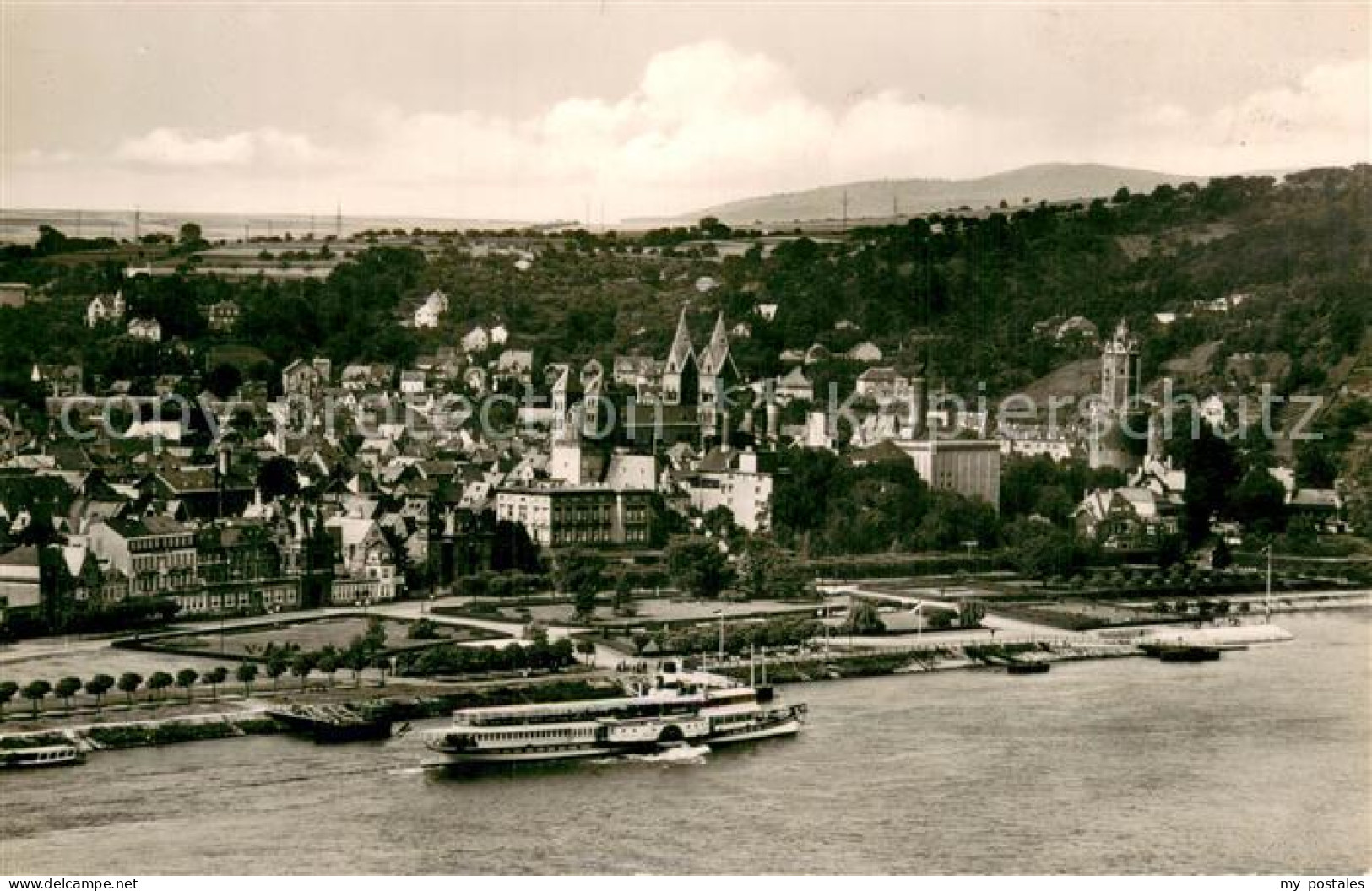 Andernach Rhein Fliegeraufnahme