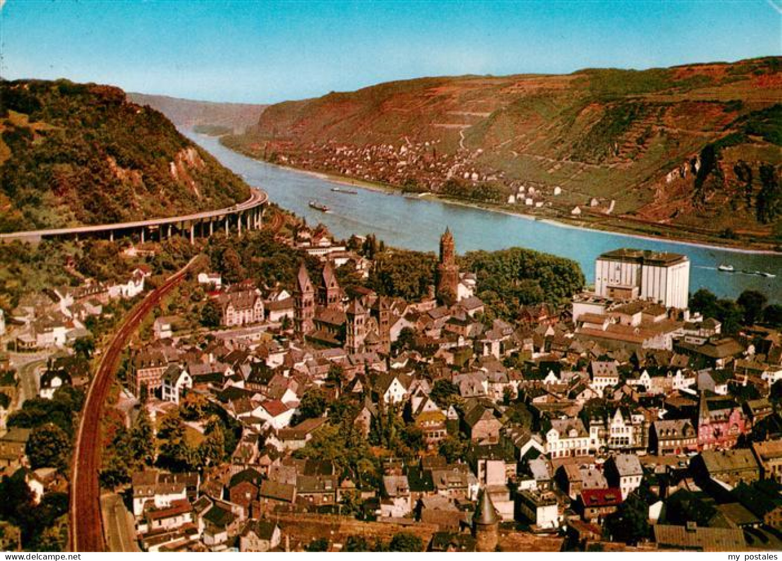 Andernach Rhein Fliegeraufnahme