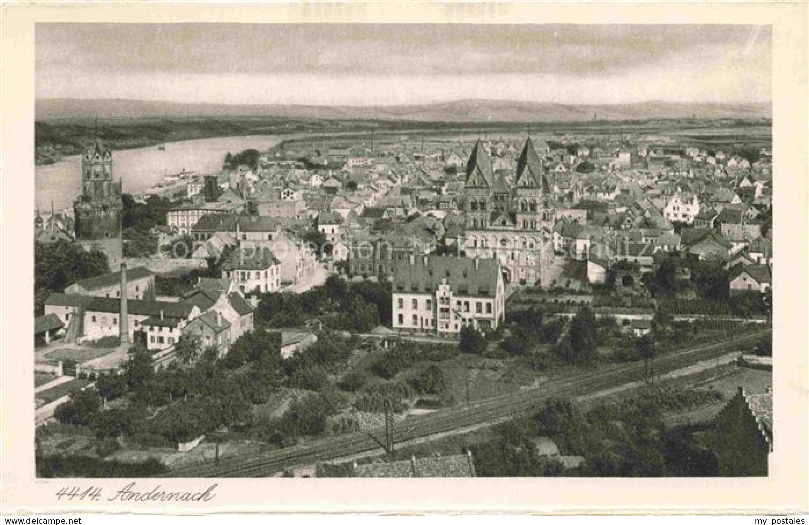 Andernach Rhein Stadtpanorama