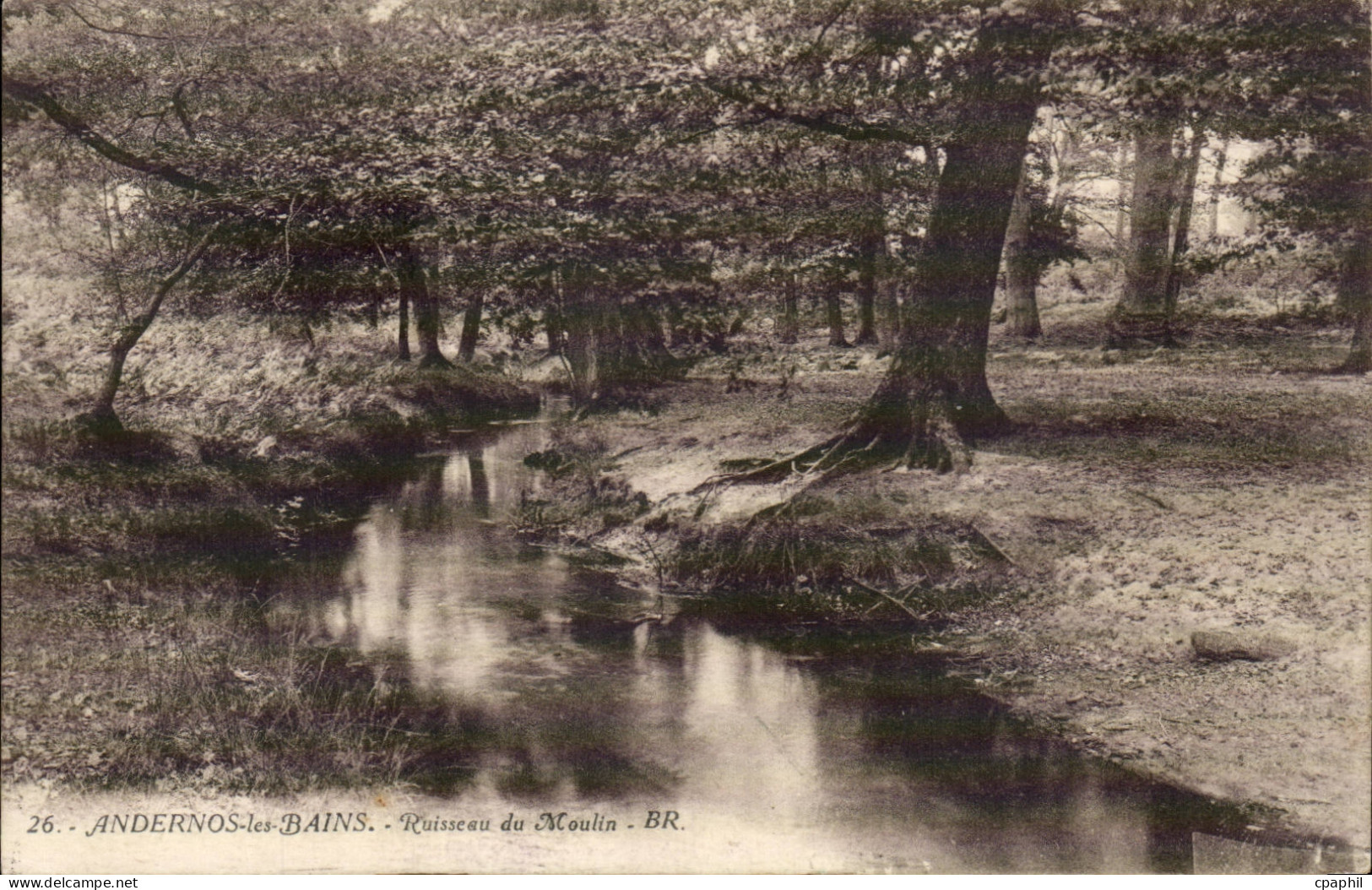 Andernos les Bains CPA Ruisseau du moulin