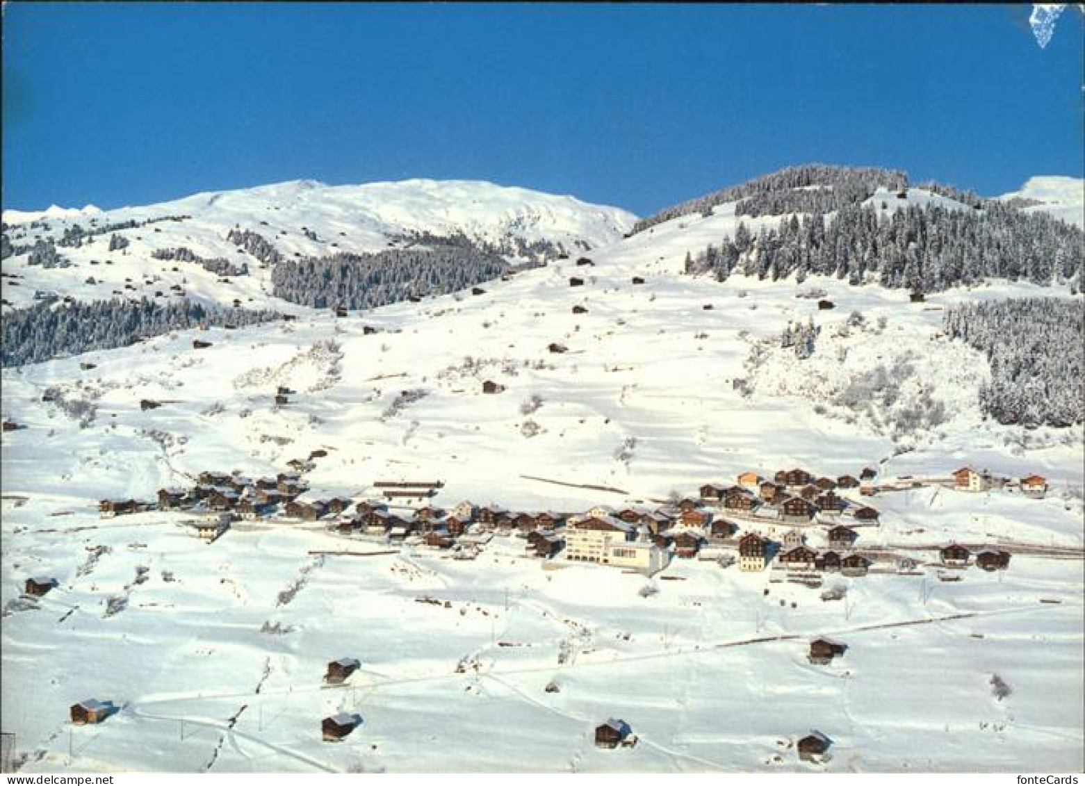Andiast mit Skigebiet