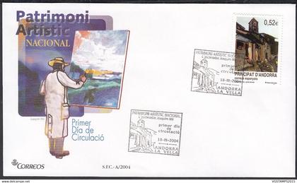 Andorre  2004 - Andorre Espagnole-  FDC. Yvert  Nº 301. Theme: Peinture..............  (EB) DC-10001