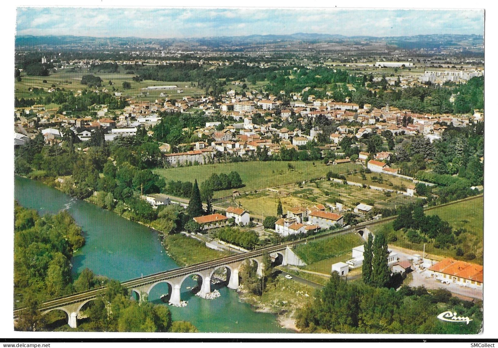 Andrézieux Bouthéon, vue générale aérienne (GF6509)