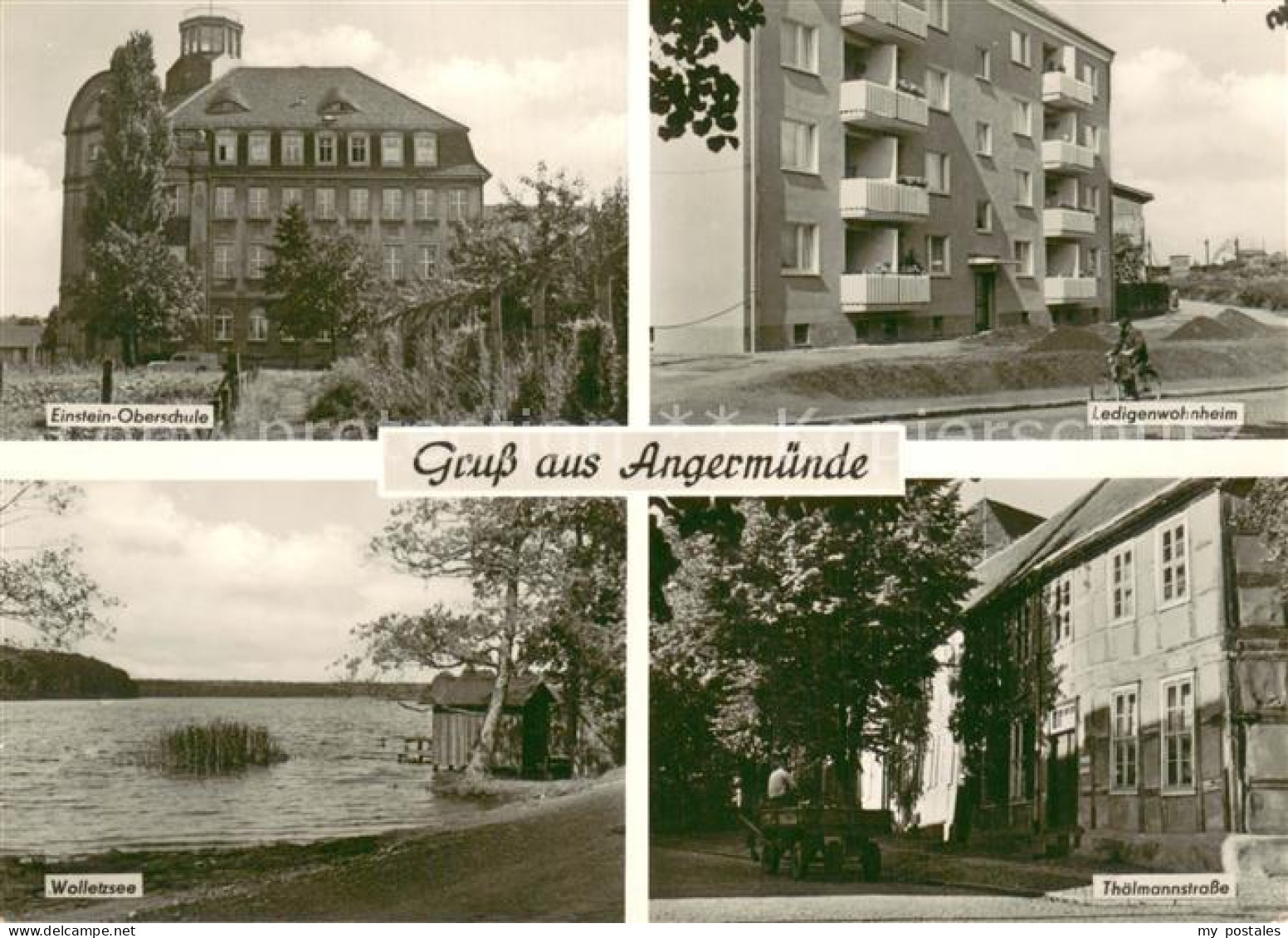 Angermuende Einstein Oberschule Ledigenwohnheim Wolletzsee Thaelmannstrasse