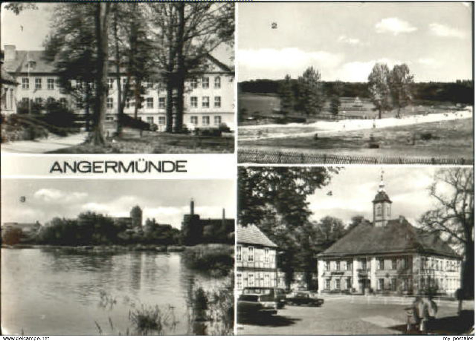 Angermuende linik See Marktplatz x 1976