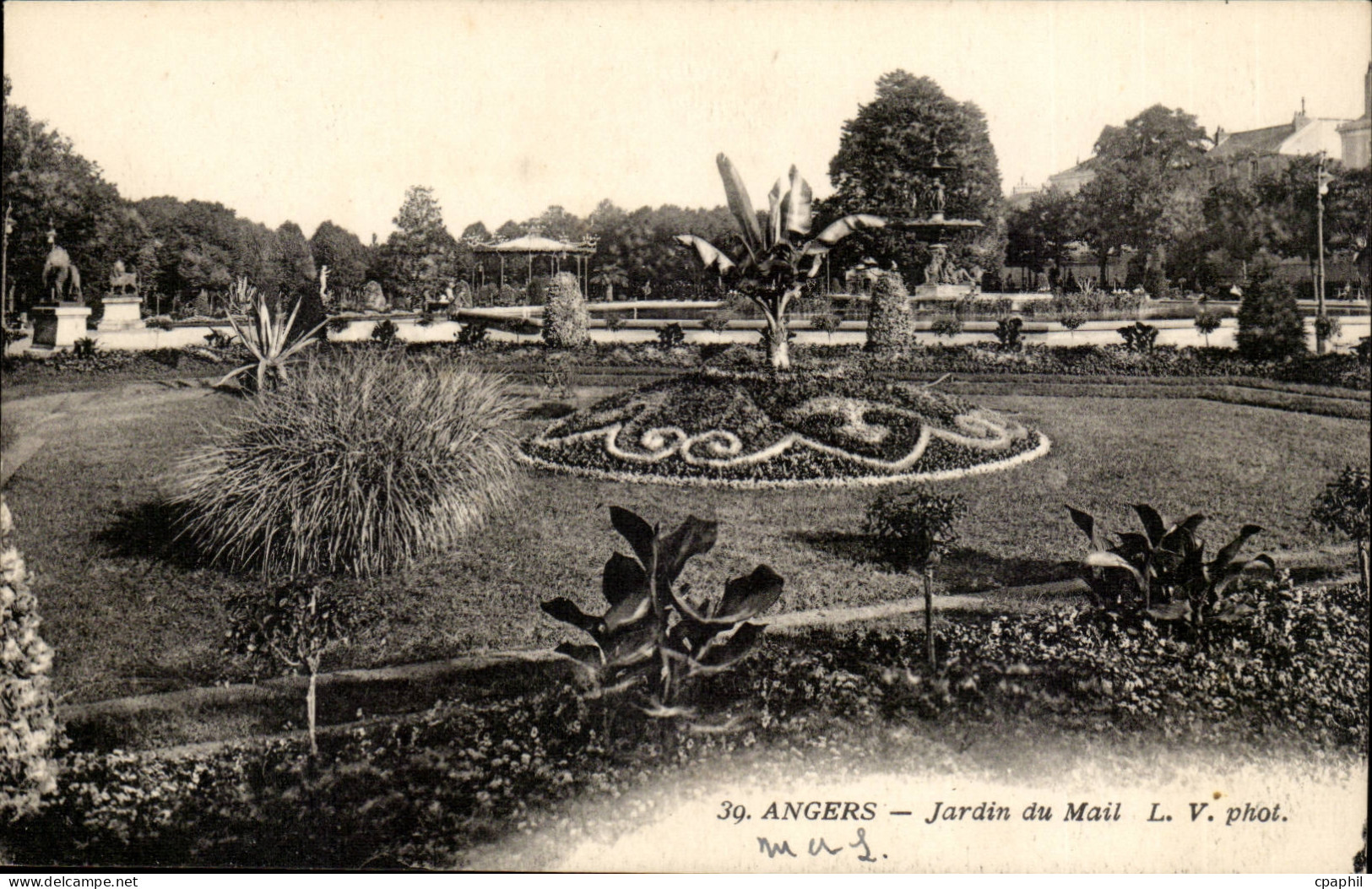 angers CPA Jardin du Mail