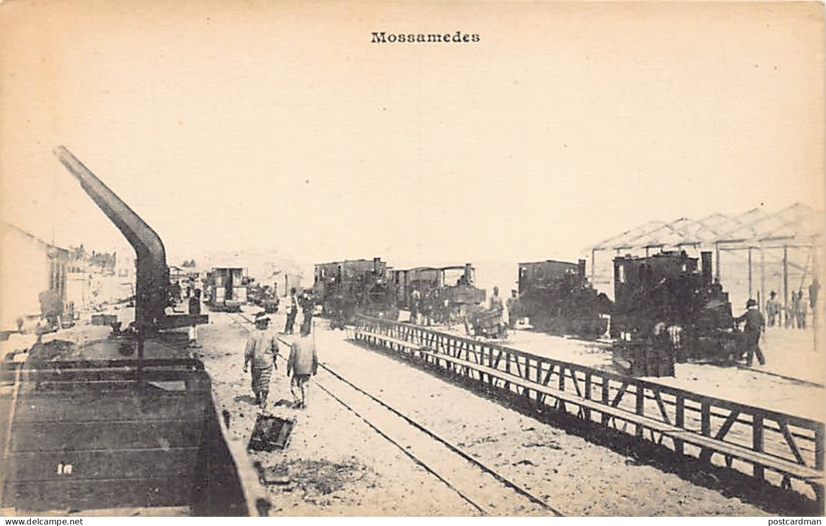 Angola - MOÇÂMEDES Mossamedes - The railway station - Publ. unknown