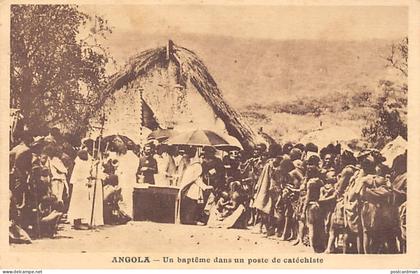 Angola - A baptism in a catechist's post - Publ. Spiritus