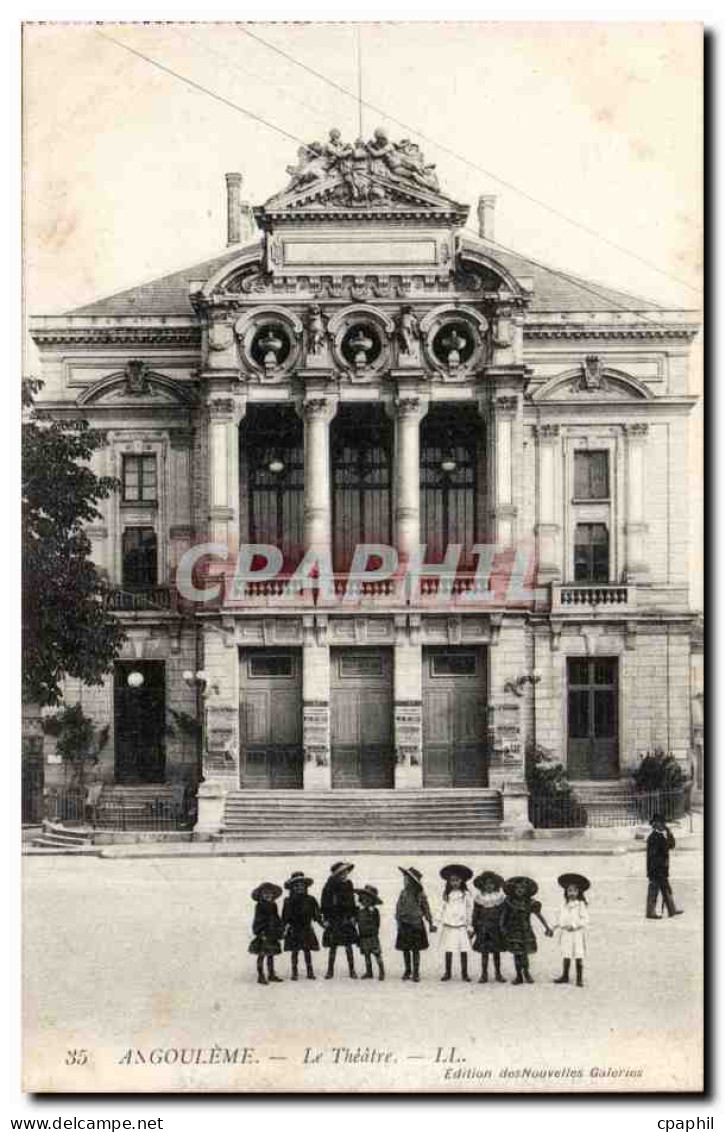 Angouleme CPA Le theatre (enfants)