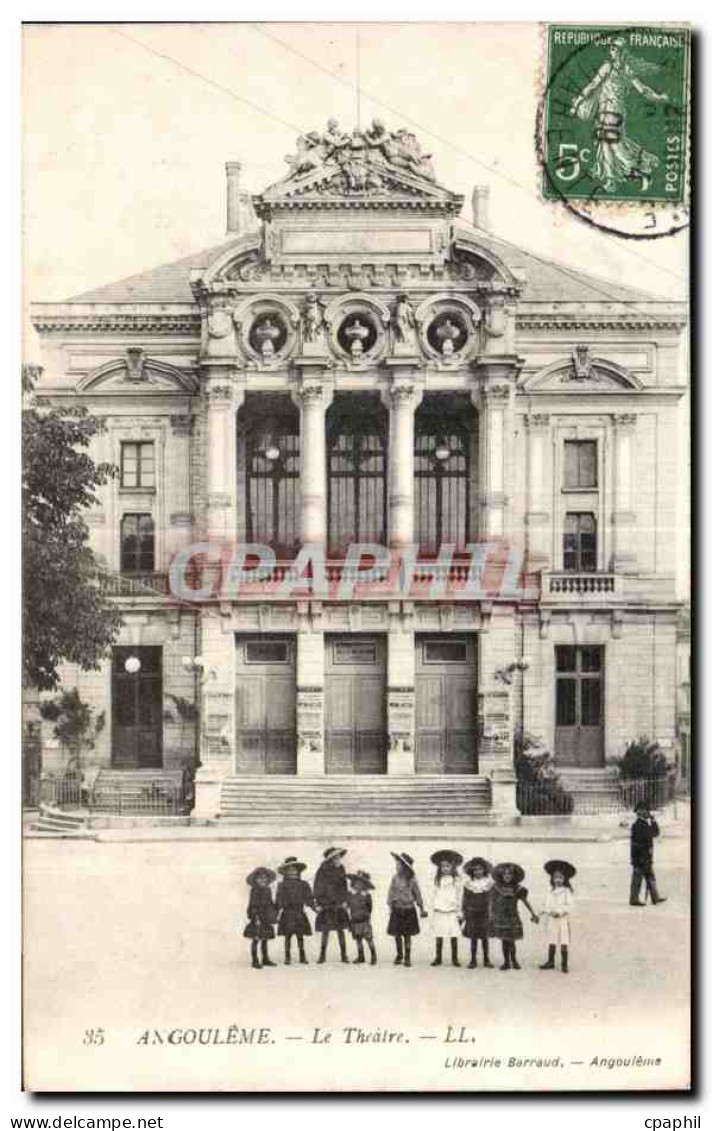 Angouleme - Le Theatre Enfants - CPA