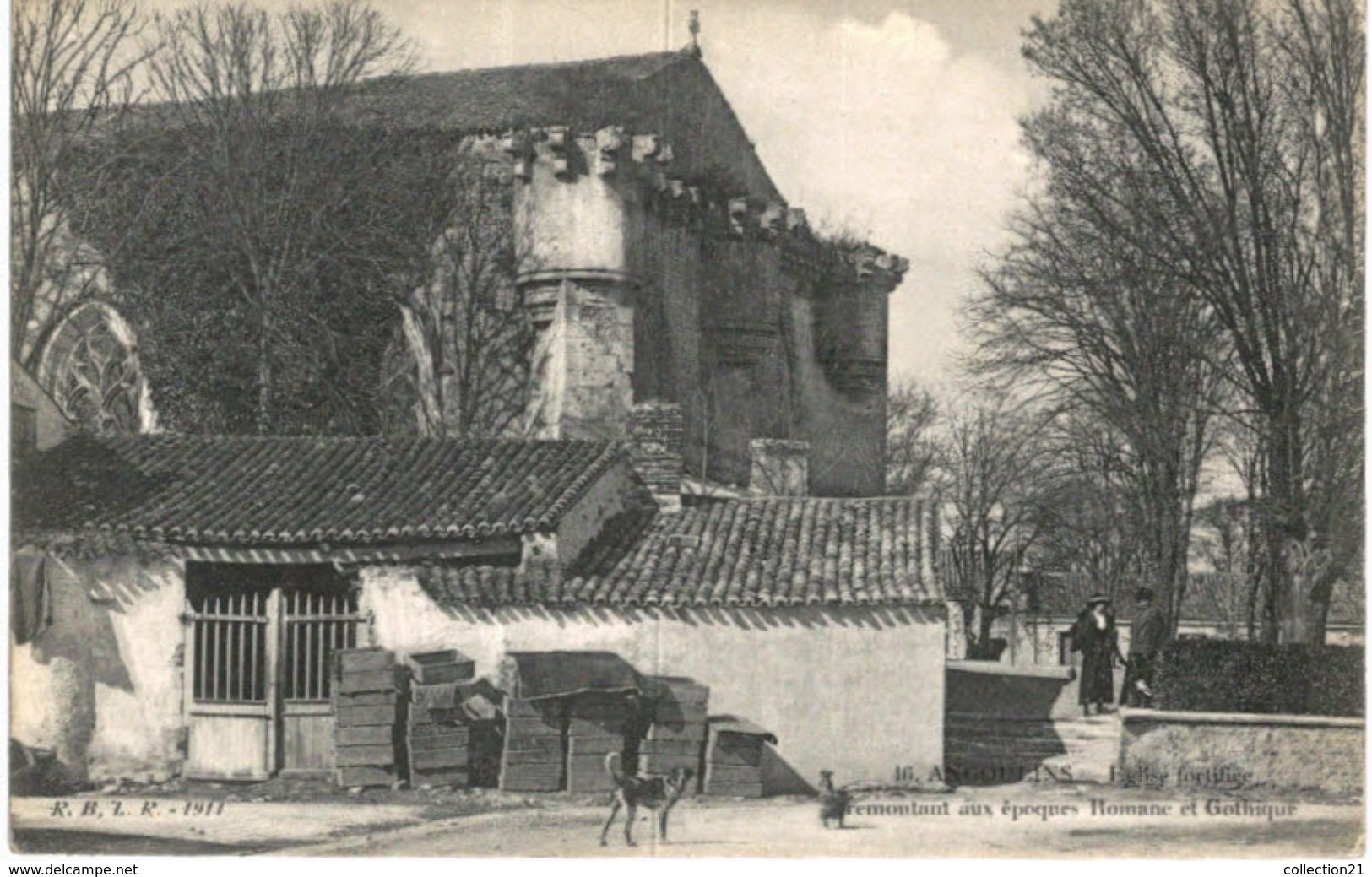 ANGOULINS .... EGLISE FORTIFIEE