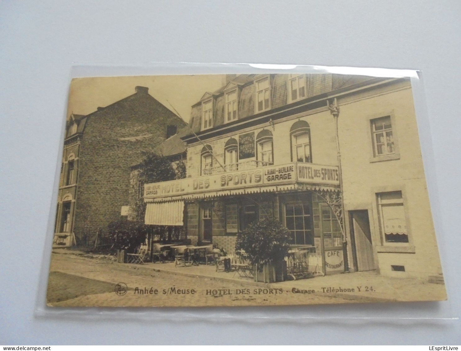 ANHEE S/ MEUSE Hôtel des Sports L Rubay Bierlaire Carte Postale AK PK CP Post Card